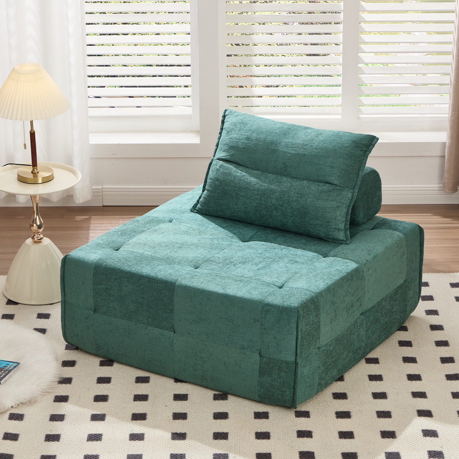 Modular Sectional Sofa With Deep Seat And Adjustable Backrest_voghion.com